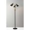 Homeroots Black Metal 3-Arm Floor Lamp22 x 19 x 66 in. 372554 - alternate 2